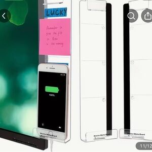 Monitor Memo Board with Phone Holder